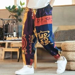 Pantalon Motif Chinois 16 Pantalon Motif Chinois -Univers Chinois pantalon motif chinois 34184678834338