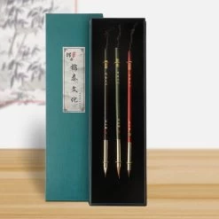 Univers Chinois 5 Pinceaux Chinois Poil De Belette