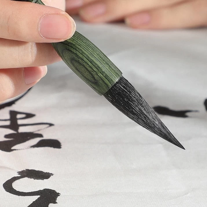 Pinceaux Chinois Poil De Chèvre 6 Pinceaux Chinois Poil De Chèvre – Image 4