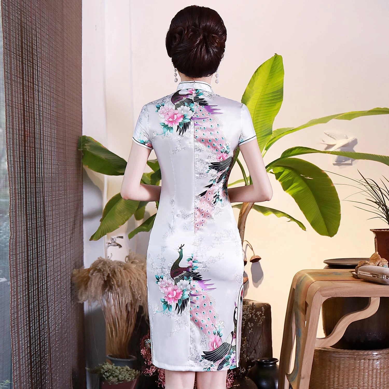 Robe Chinoise Col Mandarin 12 Robe Chinoise Col Mandarin – Image 10