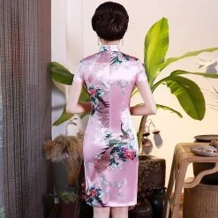 Robe Chinoise Col Mandarin 25 Robe Chinoise Col Mandarin -Univers Chinois robe chinoise col mandarin 33513650782370