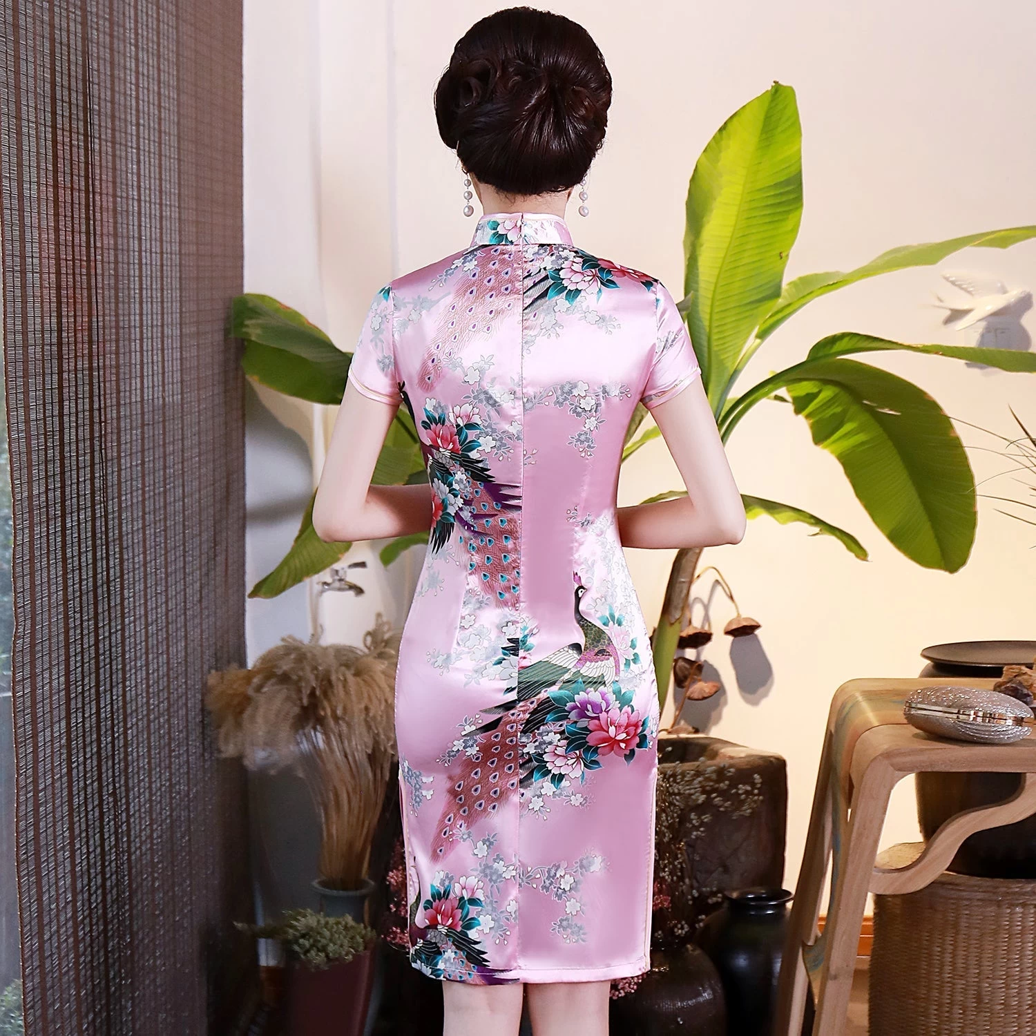 Robe Chinoise Col Mandarin 11 Robe Chinoise Col Mandarin – Image 9