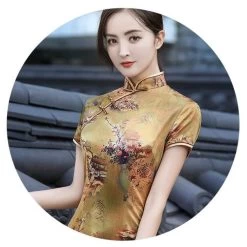 Robe Chinoise Col Mao 9 Robe Chinoise Col Mao -Univers Chinois robe chinoise col mao 33553604935842