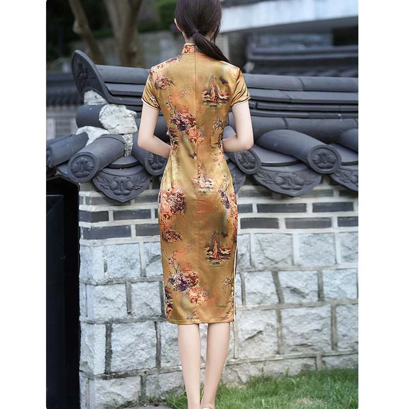 Robe Chinoise Col Mao 5 Robe Chinoise Col Mao – Image 3