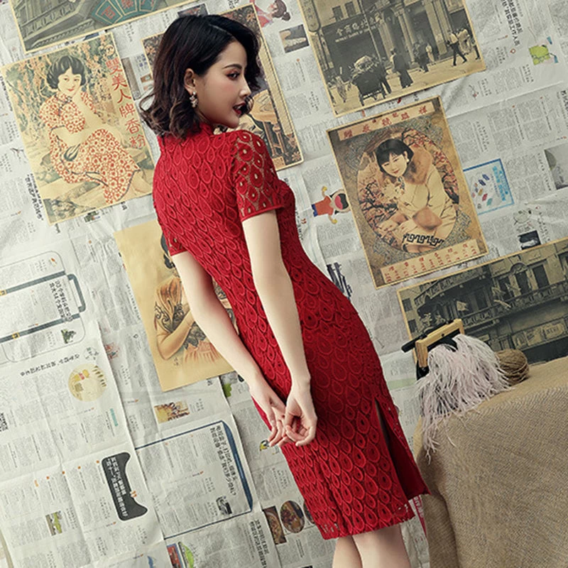 Robe Chinoise Dentelle 8 Robe Chinoise Dentelle – Image 6