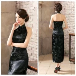 Robe Chinoise Dos Nu -Univers Chinois robe chinoise dos nu 33742477918370