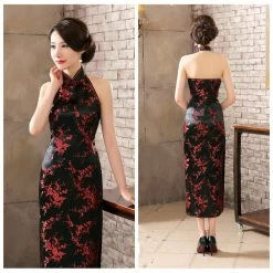 Robe Chinoise Dos Nu -Univers Chinois robe chinoise dos nu 33742477951138