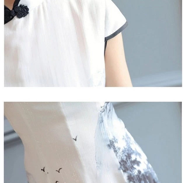 Robe Chinoise En Soie 9 Robe Chinoise En Soie – Image 7