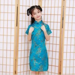 Robe Chinoise Enfant 15 Robe Chinoise Enfant -Univers Chinois robe chinoise enfant 33548689899682