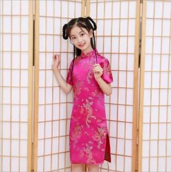 Robe Chinoise Enfant 16 Robe Chinoise Enfant -Univers Chinois robe chinoise enfant 33548690292898
