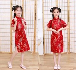 Robe Chinoise Enfant 17 Robe Chinoise Enfant -Univers Chinois robe chinoise enfant 33548690358434