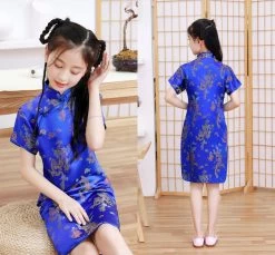 Robe Chinoise Enfant 18 Robe Chinoise Enfant -Univers Chinois robe chinoise enfant 33548690686114