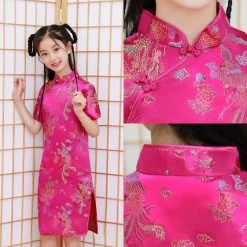 Robe Chinoise Enfant 21 Robe Chinoise Enfant -Univers Chinois robe chinoise enfant 33548690784418