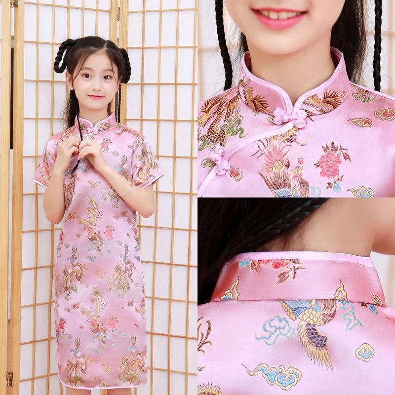 Robe Chinoise Enfant 10 Robe Chinoise Enfant – Image 8