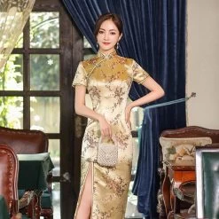Robe Chinoise Fendue 17 Robe Chinoise Fendue -Univers Chinois robe chinoise fendue 33510874218658