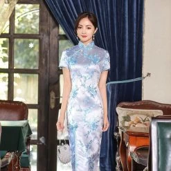 Robe Chinoise Fendue 16 Robe Chinoise Fendue -Univers Chinois robe chinoise fendue 33510874415266