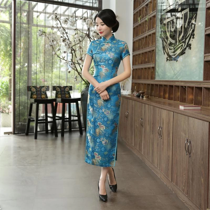 Robe Chinoise Longue 19 Robe Chinoise Longue – Image 17