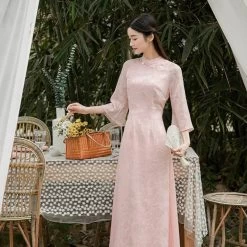 Robe Chinoise Longue Bleu 24 Robe Chinoise Longue Bleu -Univers Chinois robe chinoise longue bleu 33759488770210