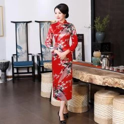 Robe Chinoise Longue Femme 23 Robe Chinoise Longue Femme -Univers Chinois robe chinoise longue femme 33548881002658