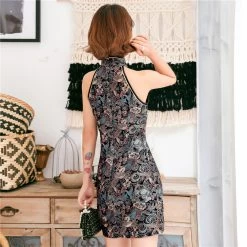 Robe Chinoise Moderne 14 Robe Chinoise Moderne -Univers Chinois robe chinoise moderne 33514144366754