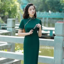 Robe Chinoise Moulante 9 Robe Chinoise Moulante -Univers Chinois robe chinoise moulante 33742963638434