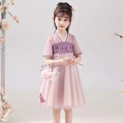 Robe Chinoise Petite Fille 9 Robe Chinoise Petite Fille -Univers Chinois robe chinoise petite fille 33748619067554