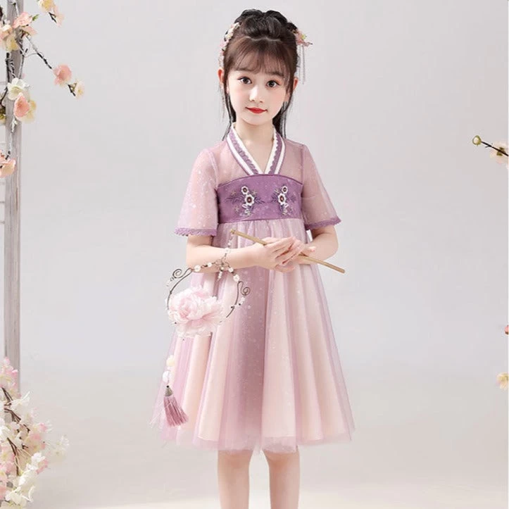 Robe Chinoise Petite Fille 6 Robe Chinoise Petite Fille – Image 4
