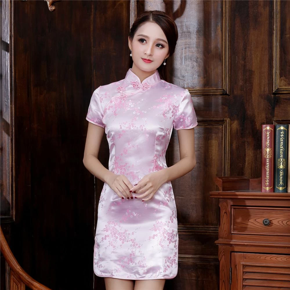 Robe Chinoise Rose 3 Robe Chinoise Rose
