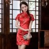 Robe Chinoise Rouge 2 Robe Chinoise Rouge -Univers Chinois robe chinoise rouge 33396181991586