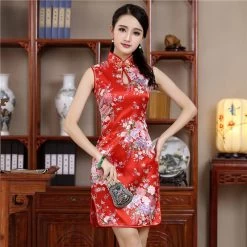 Robe Chinoise Sans Manches 10 Robe Chinoise Sans Manches -Univers Chinois robe chinoise sans manches 33551508439202