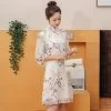 Robe Chinoise Soie Naturelle 2 Robe Chinoise Soie Naturelle -Univers Chinois robe chinoise soie naturelle 33742164197538