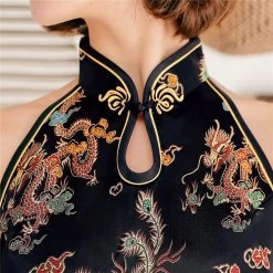 Robe Cocktail Chinoise 9 Robe Cocktail Chinoise -Univers Chinois robe cocktail chinoise 33514225336482