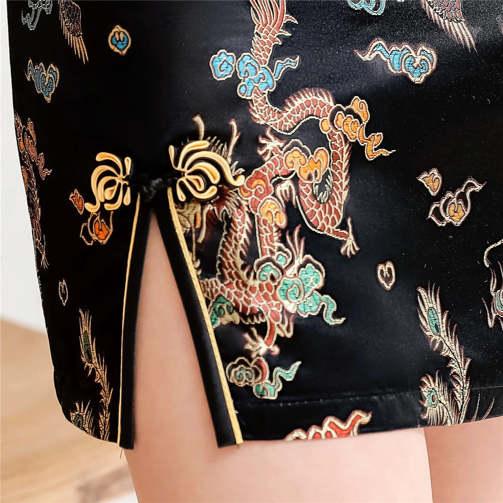 Robe Cocktail Chinoise 7 Robe Cocktail Chinoise – Image 5