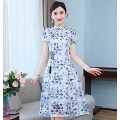 Robe Été Chinoise 14 Robe Été Chinoise -Univers Chinois robe ete chinoise 33551621652642