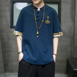 T-Shirt Chinois Col Mao 9 T-Shirt Chinois Col Mao -Univers Chinois t shirt chinois col mao 34204409594018