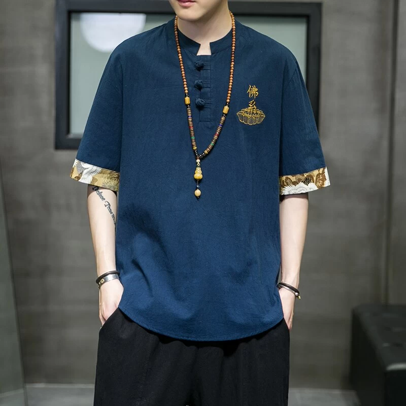 T-Shirt Chinois Col Mao 6 T-Shirt Chinois Col Mao – Image 4