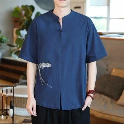 T-Shirt Chinois Poisson 13 T-Shirt Chinois Poisson -Univers Chinois t shirt chinois poisson brode 34204394881186