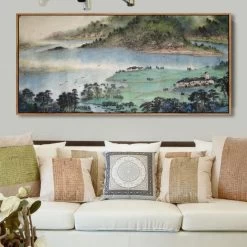 Tableau Chinois Paysage 5 Tableau Chinois Paysage -Univers Chinois tableau chinois paysage 33797990121634