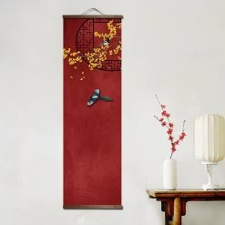 Tableau Chinois Rouge -Univers Chinois tableau chinois rouge 33793080000674