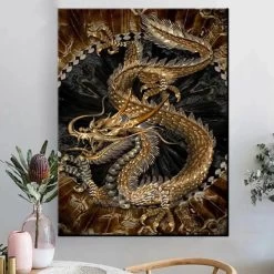 Tableau Dragon Chinois -Univers Chinois tableau dragon chinois 33797675253922
