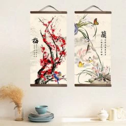 Tableau Fleurs Chinois -Univers Chinois tableau fleurs chinois 33793036714146