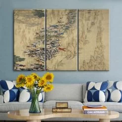 Tableau Triptyque Chinois -Univers Chinois tableau triptyque chinois 33799389413538