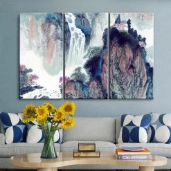 Tableau Triptyque Chinois -Univers Chinois tableau triptyque chinois 33799389479074