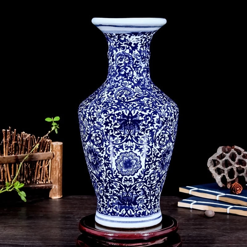 Vase Chinois Bleu 3 Vase Chinois Bleu