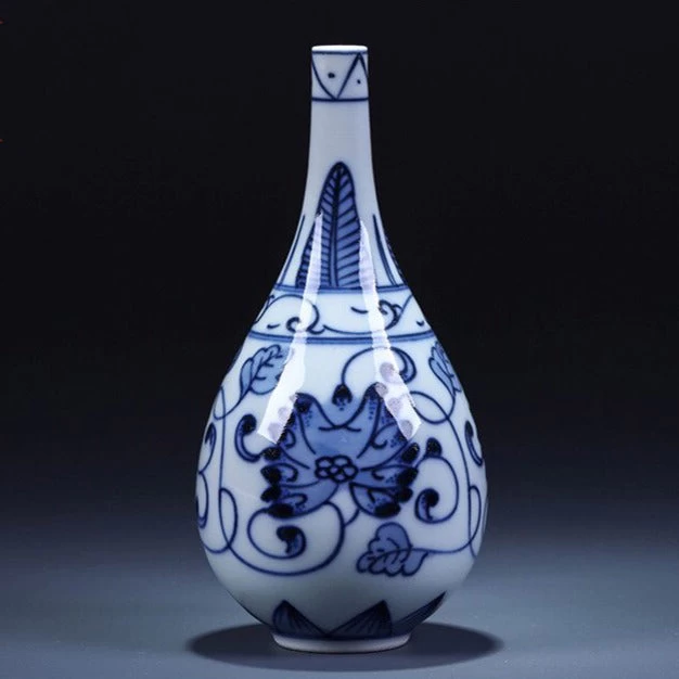 Vase Chinois Bleu Et Blanc 3 Vase Chinois Bleu Et Blanc