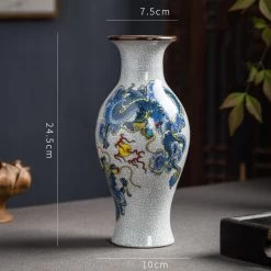 Vase Chinois Craquelé -Univers Chinois vase chinois craquele 34805265825954