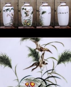 Vase Chinois Décor Oiseaux -Univers Chinois vase chinois decor oiseaux 33537673298082