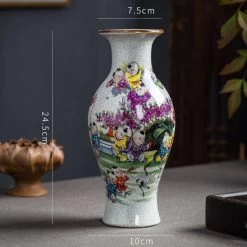 Vase Chinois Famille Rose -Univers Chinois vase chinois famille rose 34210506997922