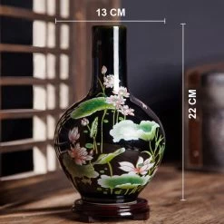 Vase Chinois Noir 11 Vase Chinois Noir -Univers Chinois vase chinois noir 33637510119586