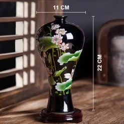 Vase Chinois Noir 12 Vase Chinois Noir -Univers Chinois vase chinois noir 33637511397538